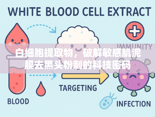 白细胞提取物，破解敏感肌泥膜去黑头粉刺的科技密码