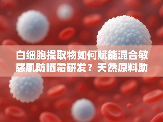 白细胞提取物如何赋能混合敏感肌防晒霜研发？天然原料助力肌肤防护新突破