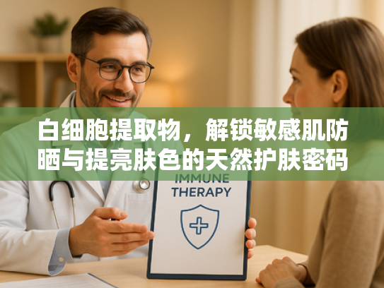 白细胞提取物，解锁敏感肌防晒与提亮肤色的天然护肤密码