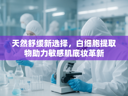 天然舒缓新选择，白细胞提取物助力敏感肌底妆革新