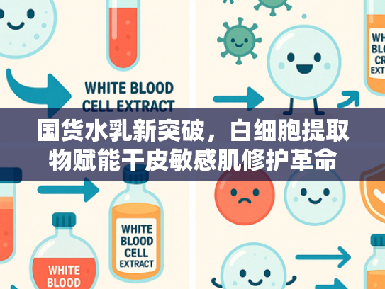 国货水乳新突破，白细胞提取物赋能干皮敏感肌修护革命