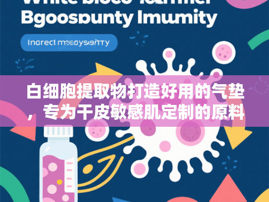 白细胞提取物打造好用的气垫，专为干皮敏感肌定制的原料解决方案