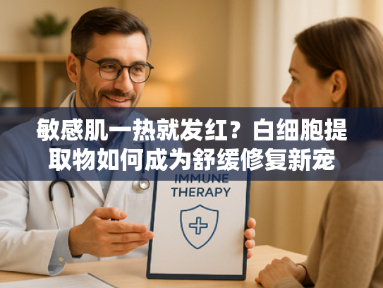 敏感肌一热就发红？白细胞提取物如何成为舒缓修复新宠