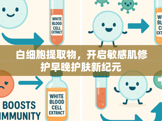 白细胞提取物，开启敏感肌修护早晚护肤新纪元