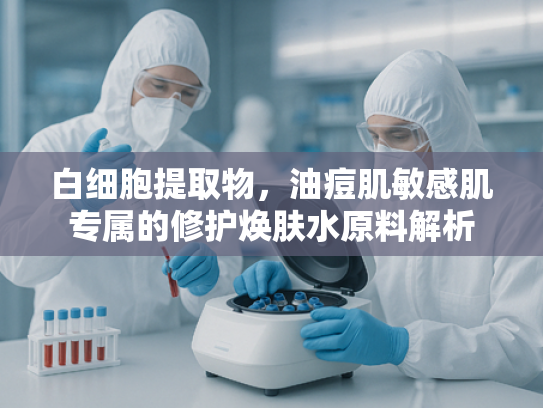 白细胞提取物，油痘肌敏感肌专属的修护焕肤水原料解析