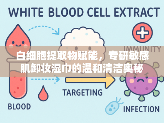 白细胞提取物赋能，专研敏感肌卸妆湿巾的温和清洁奥秘