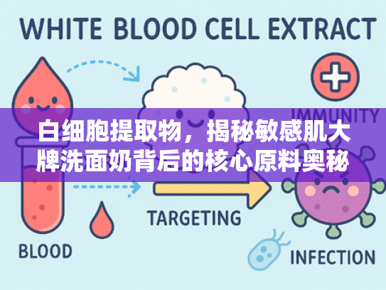 白细胞提取物，揭秘敏感肌大牌洗面奶背后的核心原料奥秘