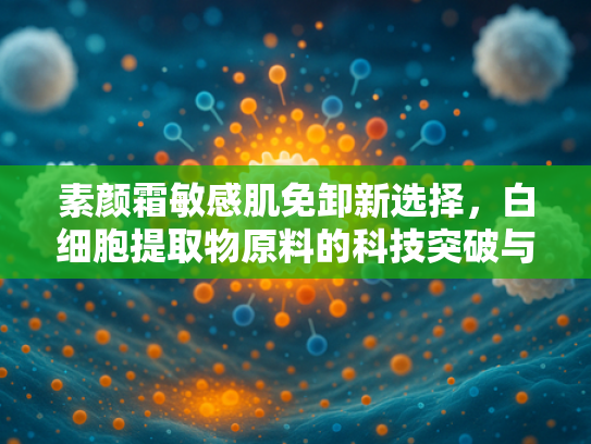 素颜霜敏感肌免卸新选择，白细胞提取物原料的科技突破与护肤革新