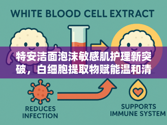 特安洁面泡沫敏感肌护理新突破，白细胞提取物赋能温和清洁新科技