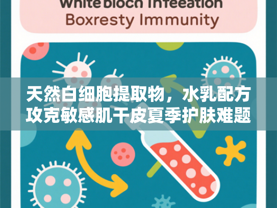 天然白细胞提取物，水乳配方攻克敏感肌干皮夏季护肤难题