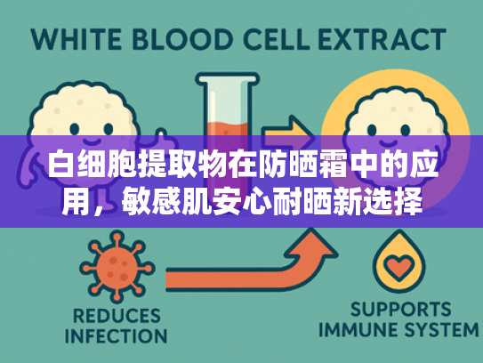 白细胞提取物在防晒霜中的应用，敏感肌安心耐晒新选择