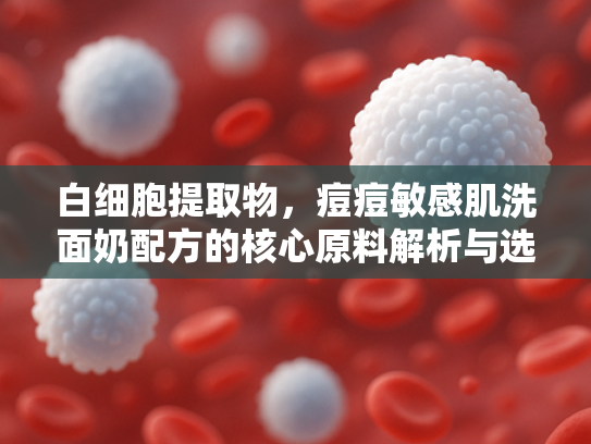 白细胞提取物，痘痘敏感肌洗面奶配方的核心原料解析与选择指南