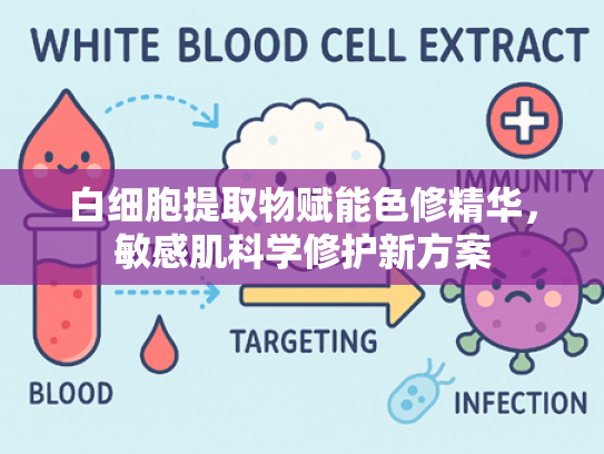 白细胞提取物赋能色修精华，敏感肌科学修护新方案