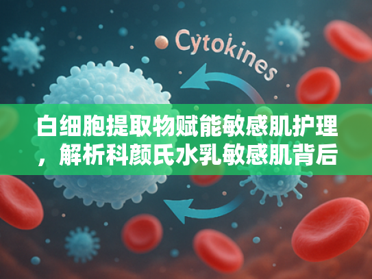 白细胞提取物赋能敏感肌护理，解析科颜氏水乳敏感肌背后的原料科学