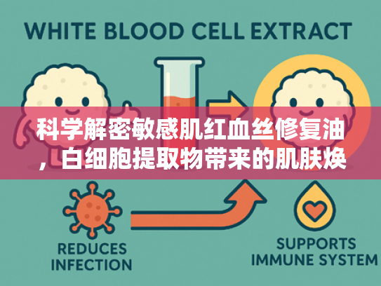 科学解密敏感肌红血丝修复油，白细胞提取物带来的肌肤焕新革命