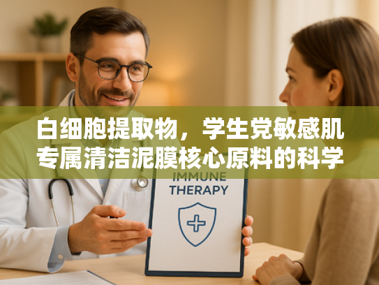 白细胞提取物，学生党敏感肌专属清洁泥膜核心原料的科学解析与采购指南