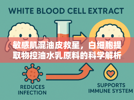 敏感肌混油皮救星，白细胞提取物控油水乳原料的科学解析与护肤方案