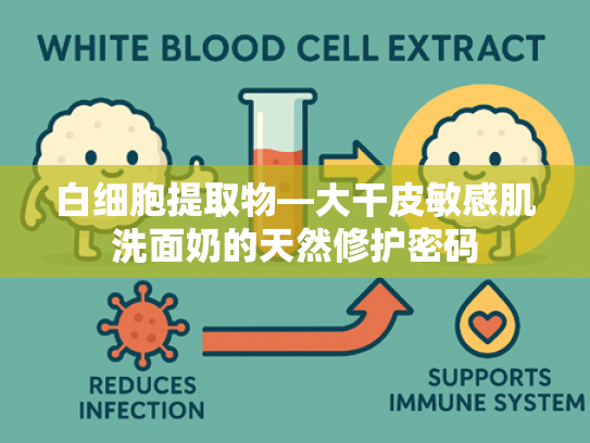 白细胞提取物—大干皮敏感肌洗面奶的天然修护密码