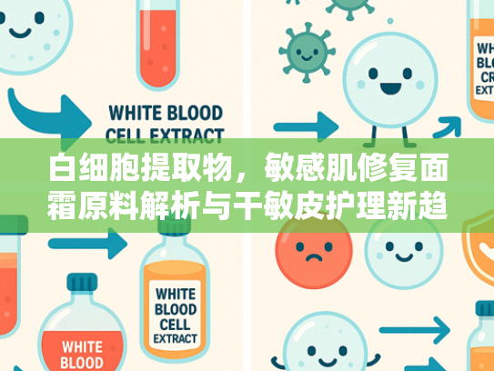 白细胞提取物，敏感肌修复面霜原料解析与干敏皮护理新趋势