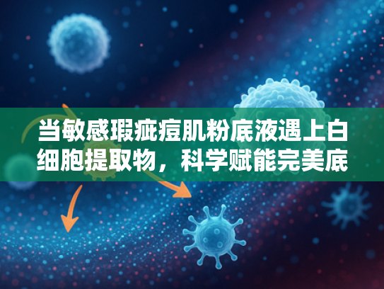 当敏感瑕疵痘肌粉底液遇上白细胞提取物，科学赋能完美底妆新纪元