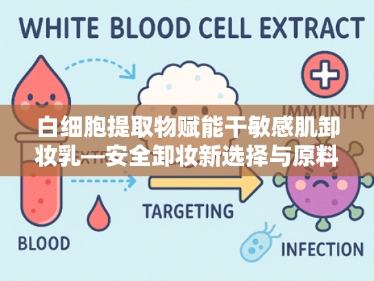 白细胞提取物赋能干敏感肌卸妆乳—安全卸妆新选择与原料供应解析