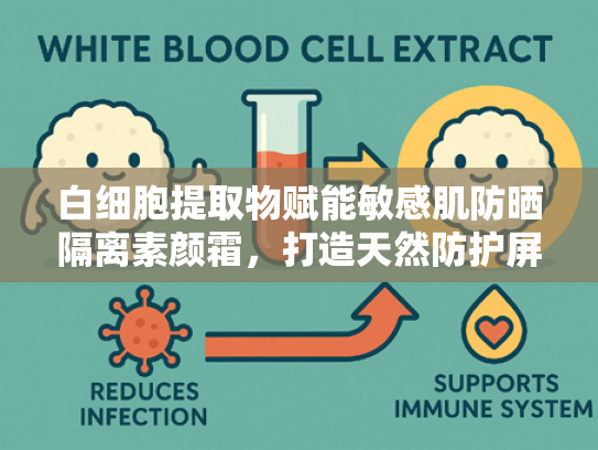 白细胞提取物赋能敏感肌防晒隔离素颜霜，打造天然防护屏障