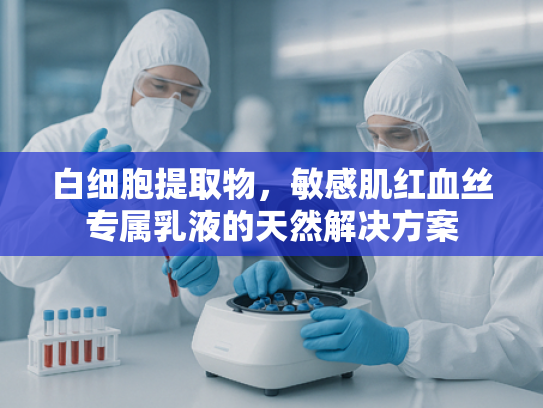 白细胞提取物，敏感肌红血丝专属乳液的天然解决方案