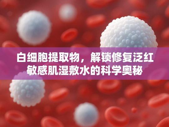 白细胞提取物，解锁修复泛红敏感肌湿敷水的科学奥秘