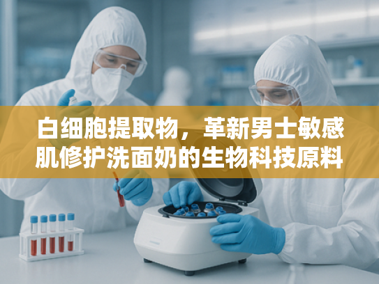 白细胞提取物，革新男士敏感肌修护洗面奶的生物科技原料