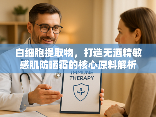 白细胞提取物，打造无酒精敏感肌防晒霜的核心原料解析