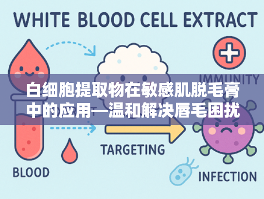 白细胞提取物在敏感肌脱毛膏中的应用—温和解决唇毛困扰的原料解析