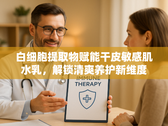 白细胞提取物赋能干皮敏感肌水乳，解锁清爽养护新维度