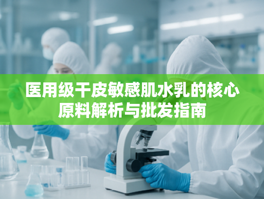 医用级干皮敏感肌水乳的核心原料解析与批发指南