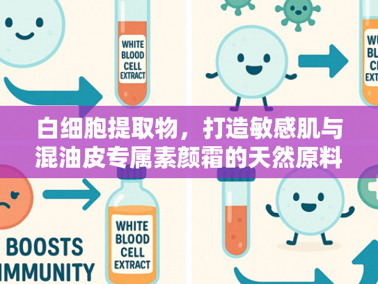 白细胞提取物，打造敏感肌与混油皮专属素颜霜的天然原料解决方案