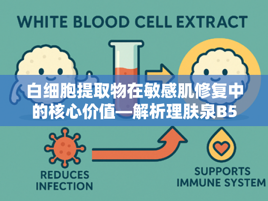 白细胞提取物在敏感肌修复中的核心价值—解析理肤泉B5面霜核心原料应用