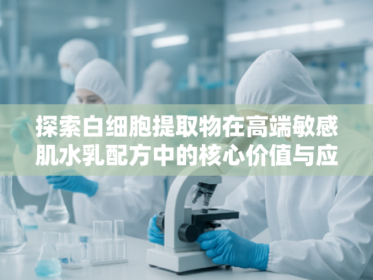 探索白细胞提取物在高端敏感肌水乳配方中的核心价值与应用前景