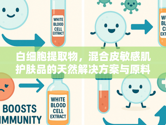 白细胞提取物，混合皮敏感肌护肤品的天然解决方案与原料奥秘