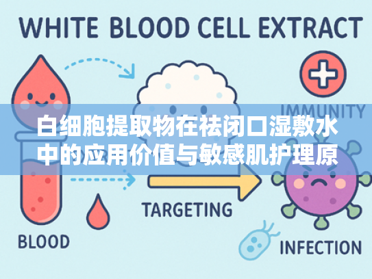 白细胞提取物在祛闭口湿敷水中的应用价值与敏感肌护理原料解析