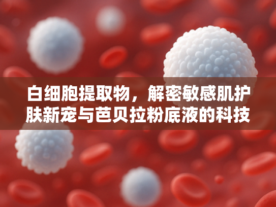 白细胞提取物，解密敏感肌护肤新宠与芭贝拉粉底液的科技融合
