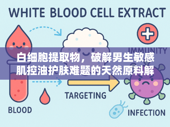 白细胞提取物，破解男生敏感肌控油护肤难题的天然原料解决方案