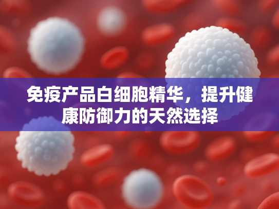 免疫产品白细胞精华，提升健康防御力的天然选择