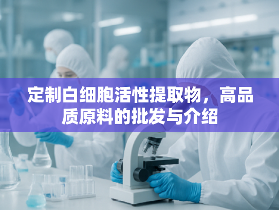 定制白细胞活性提取物，高品质原料的批发与介绍