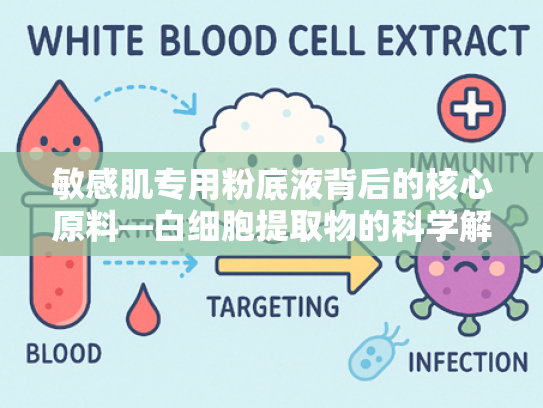敏感肌专用粉底液背后的核心原料—白细胞提取物的科学解析与优势