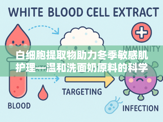 白细胞提取物助力冬季敏感肌护理—温和洗面奶原料的科学解析与选购指南