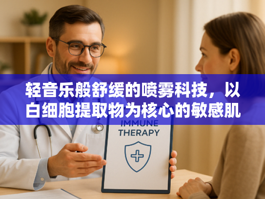轻音乐般舒缓的喷雾科技，以白细胞提取物为核心的敏感肌卸妆革新方案
