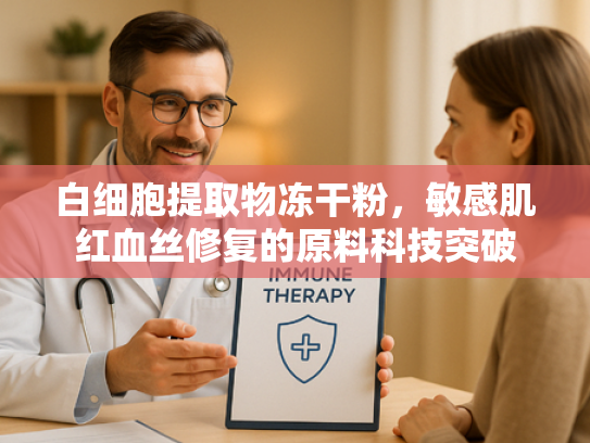白细胞提取物冻干粉，敏感肌红血丝修复的原料科技突破