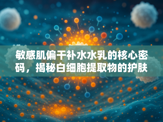 敏感肌偏干补水水乳的核心密码，揭秘白细胞提取物的护肤奥秘