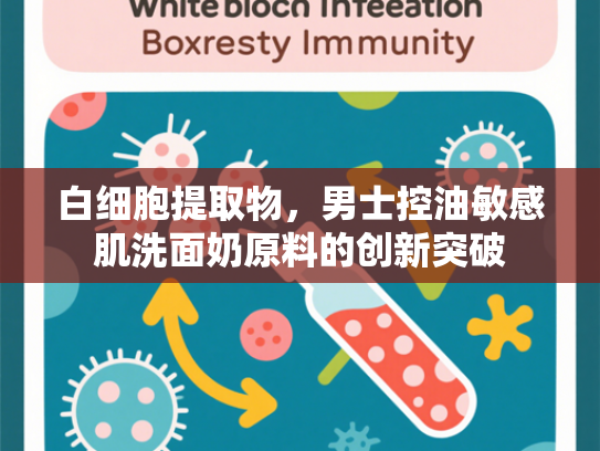 白细胞提取物，男士控油敏感肌洗面奶原料的创新突破