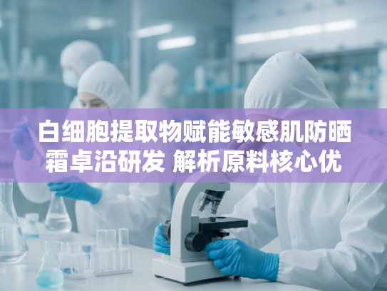 白细胞提取物赋能敏感肌防晒霜卓沿研发 解析原料核心优势与应用前景