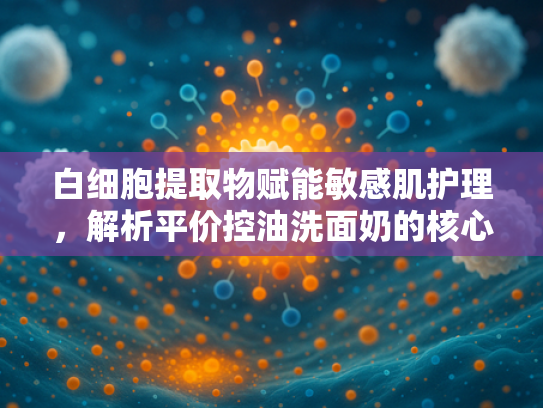 白细胞提取物赋能敏感肌护理，解析平价控油洗面奶的核心原料优势